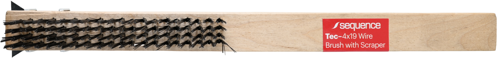 Wire Row Brush With Scraper