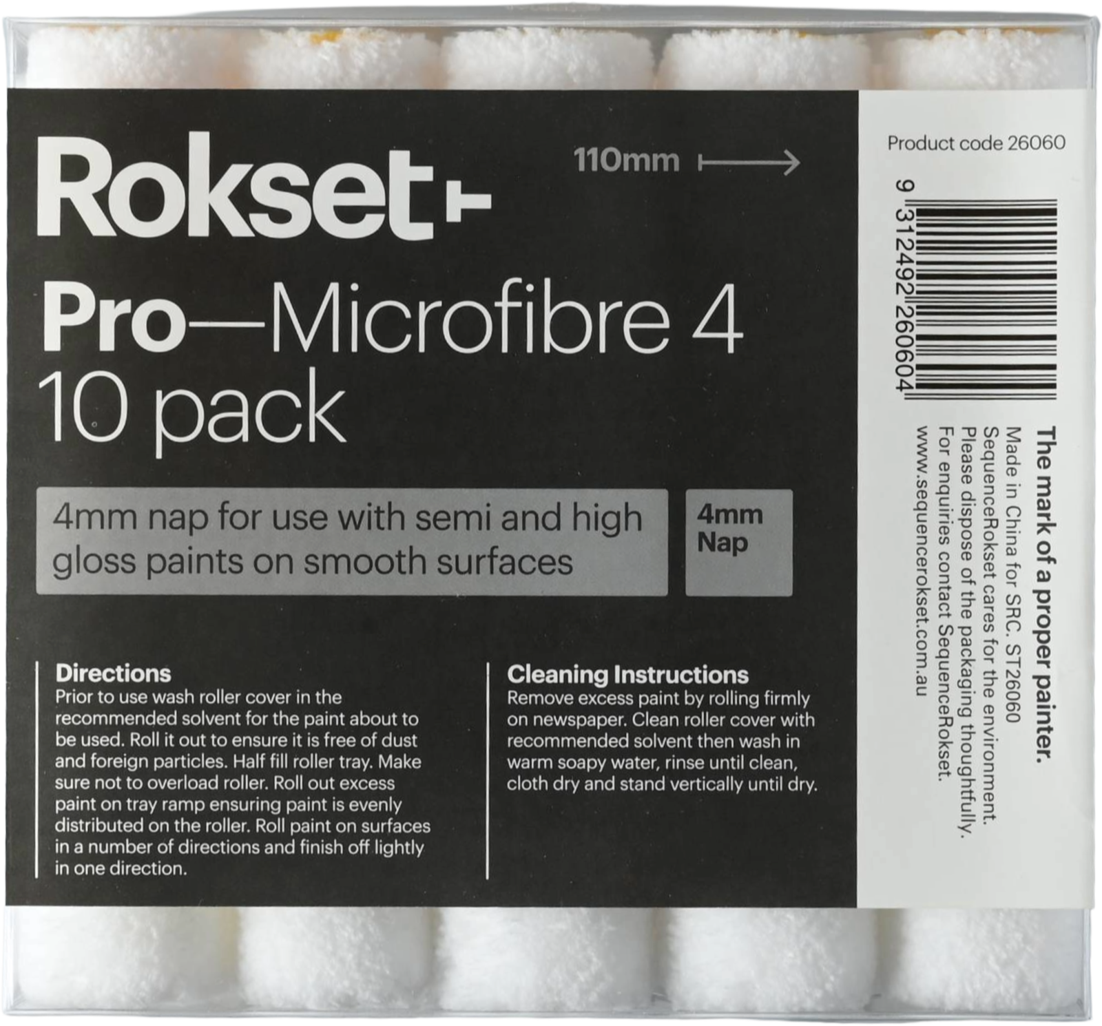 Microfibre Mini Roller Cover
