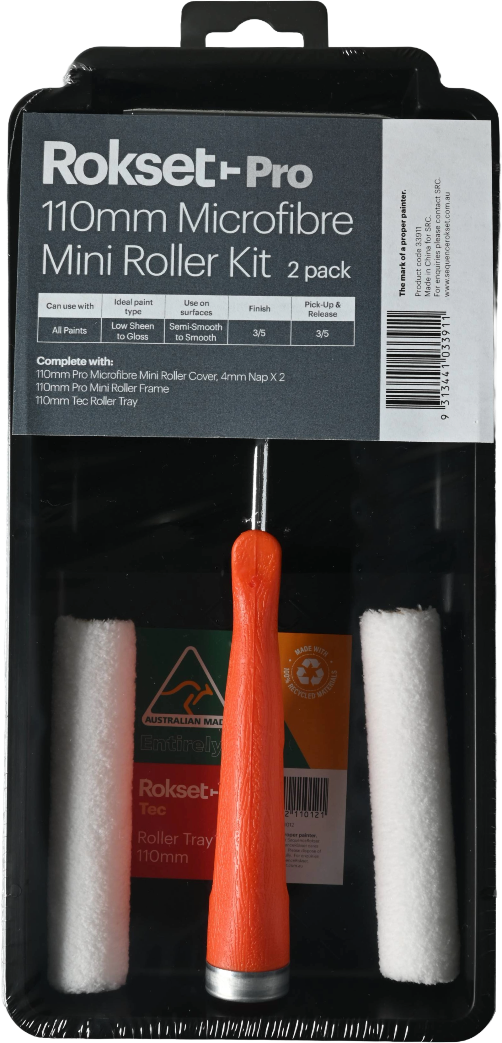 Microfibre Mini Roller Kit