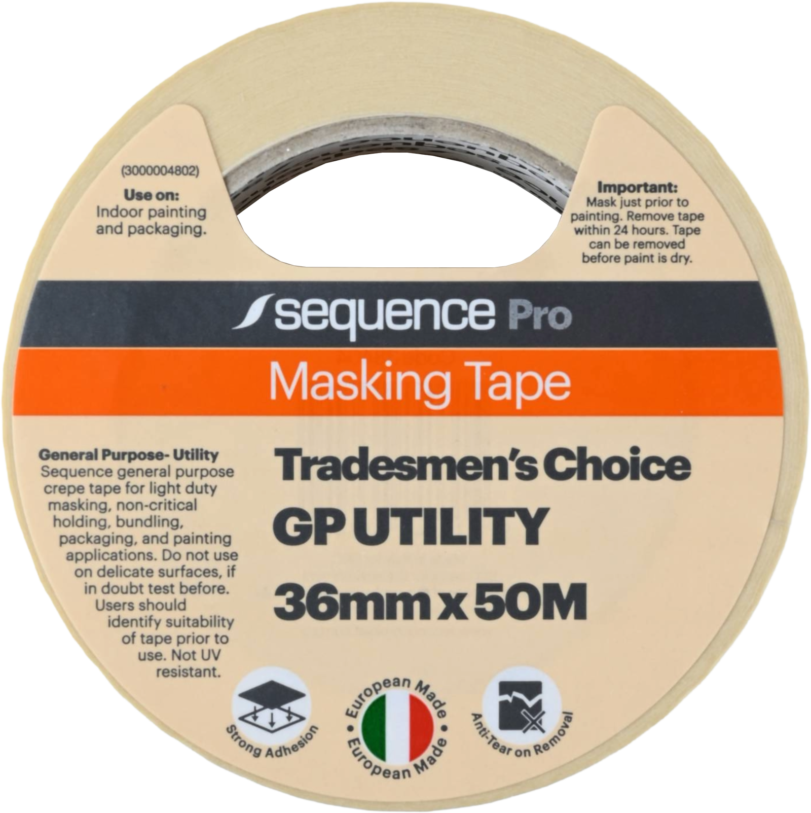 Trademan's Choice General Purpose Utility Masking Tape