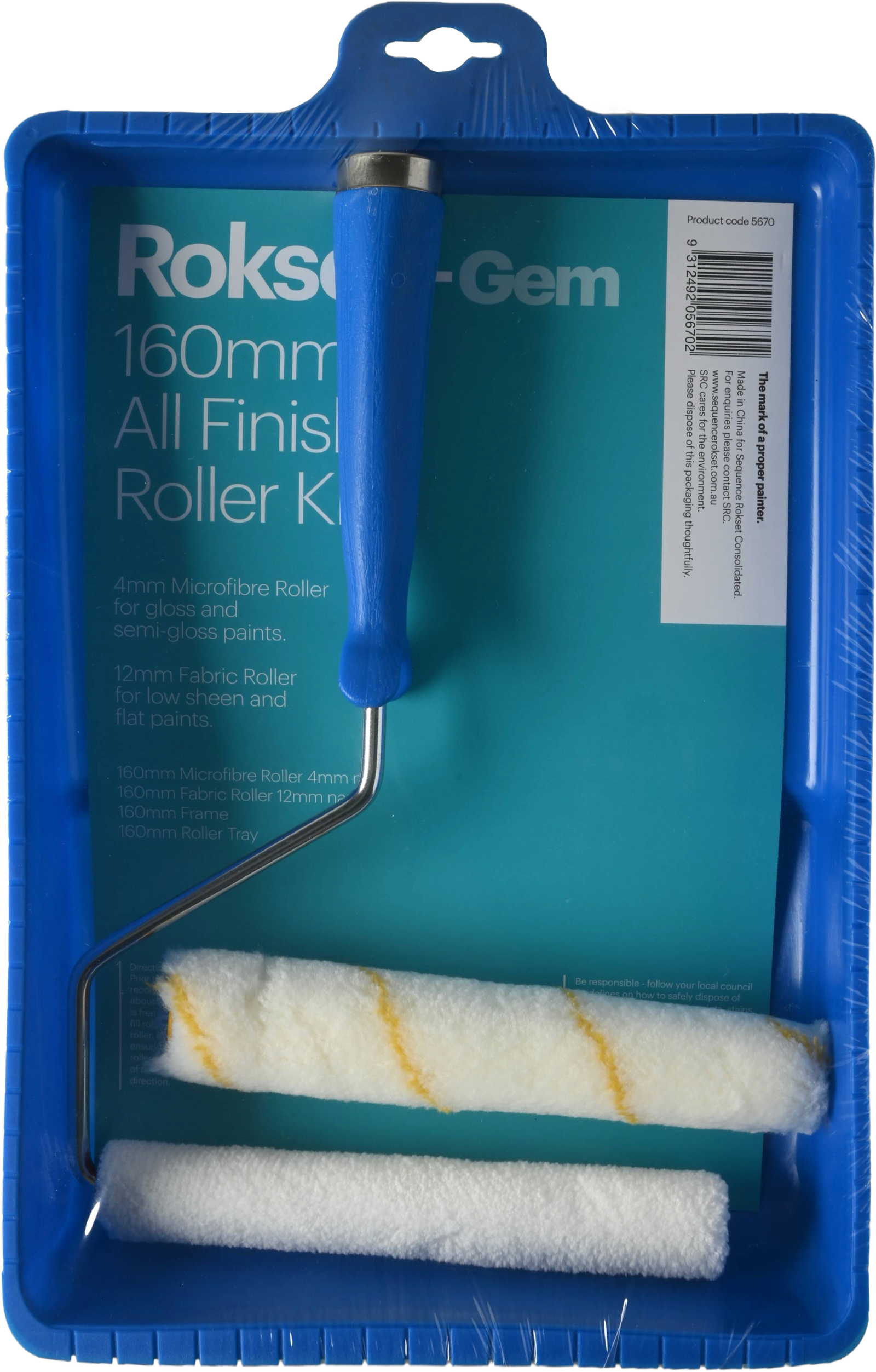 All Finish Microfibre & Fabric Mini Roller Kit